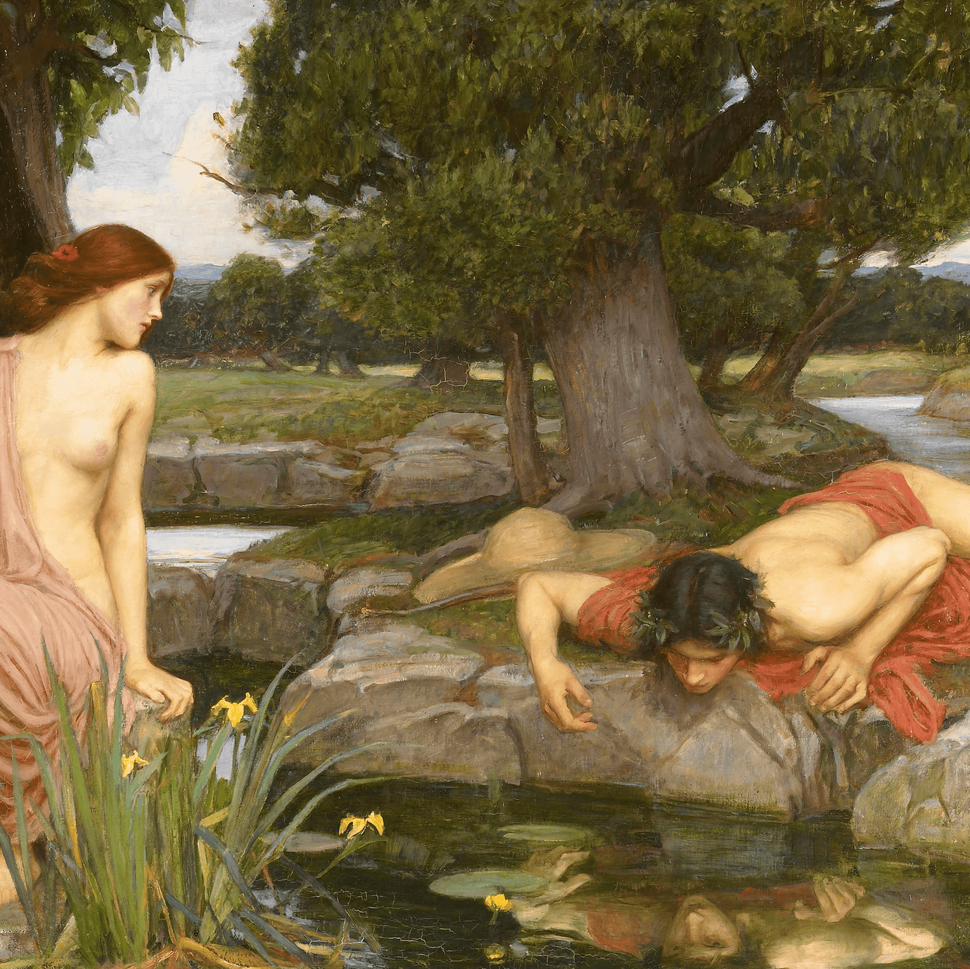 fragileHEIRLOOMS Echo and Narcissus - John Waterhouse