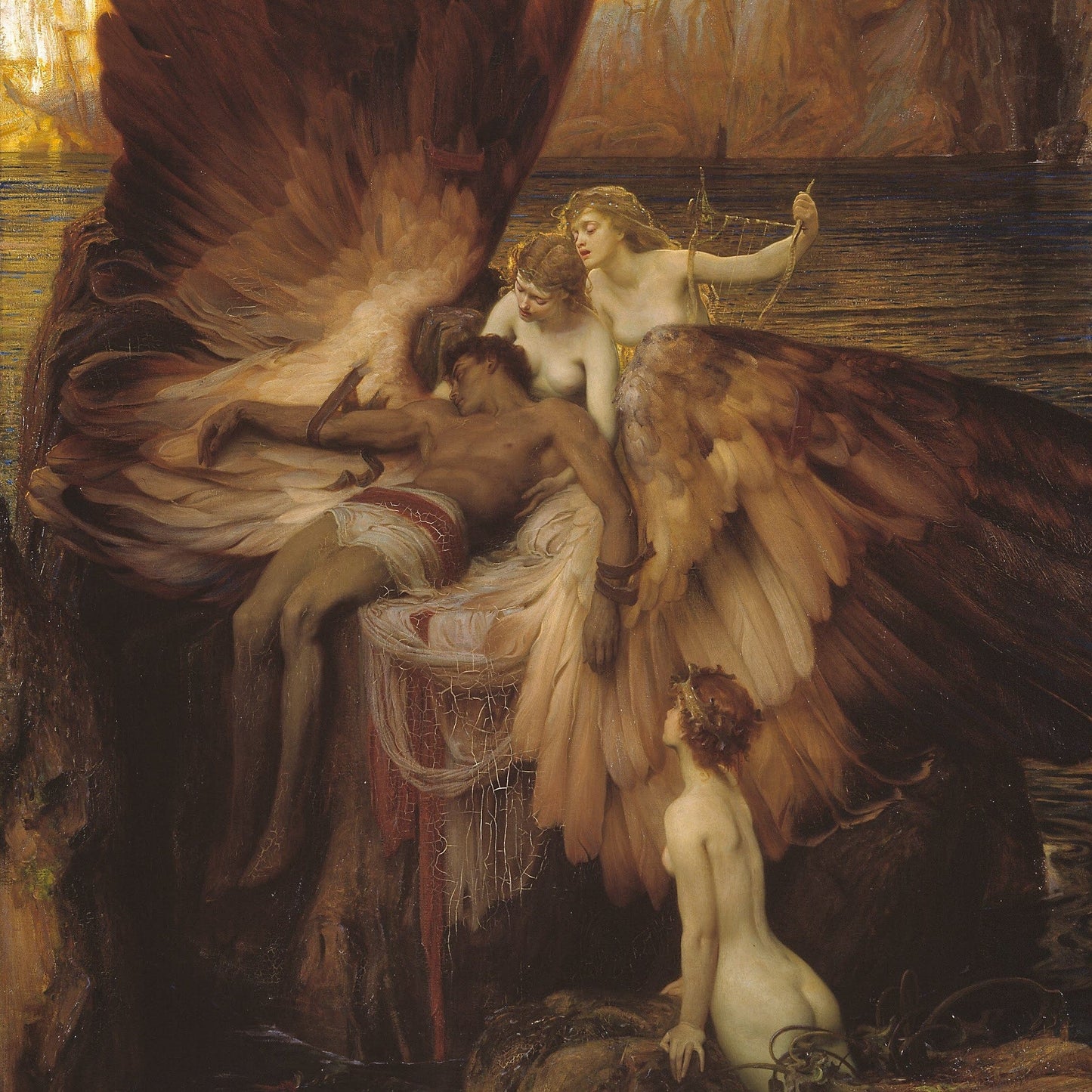 fragileHEIRLOOMS The Lament of Icarus - Herbert James Draper